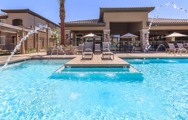 Swimming pool at Level 25 at Durango by Picerne, Las Vegas, NV