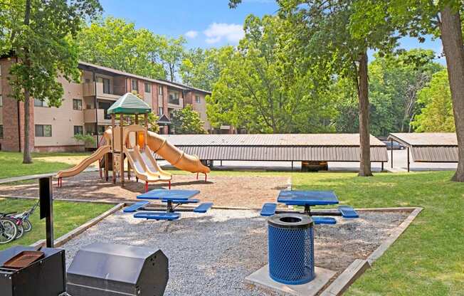 our apartments have a playground for your little ones