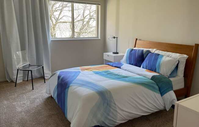 St Charles Bedroom at St. Charles at Olde Court Apartments, Pikesville