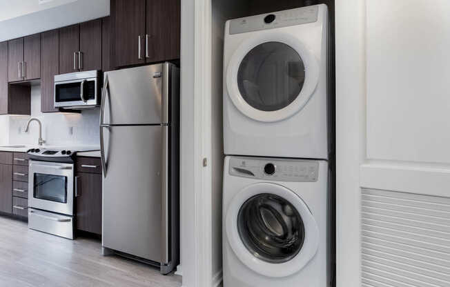 Kitchen and In-home Washer and Dryer