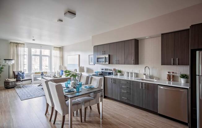 North Hollow Apartments Model Kitchen