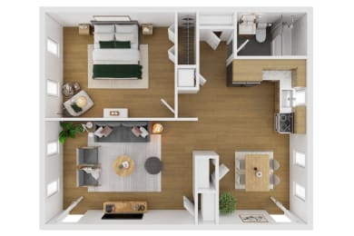 1 bed, 1 bath, 800 sqft, $1,695