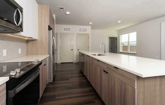 Kitchen with Stainless Steel Appliances