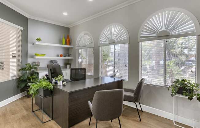 Leasing office at Boulders at Lookout Mountain Apartment Homes, Arizona