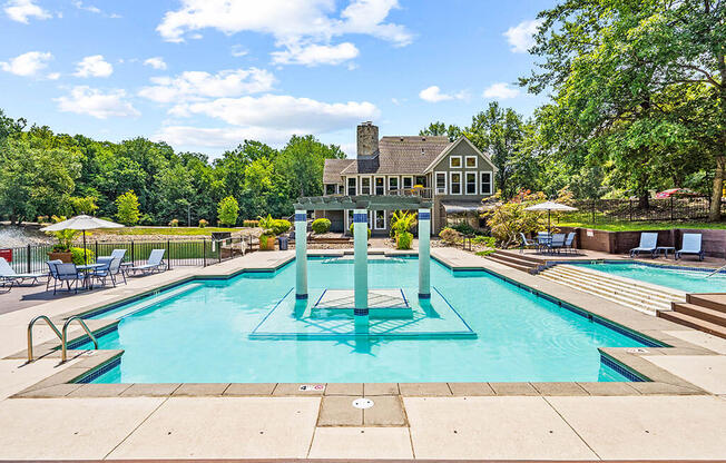 swimming pool at apartments