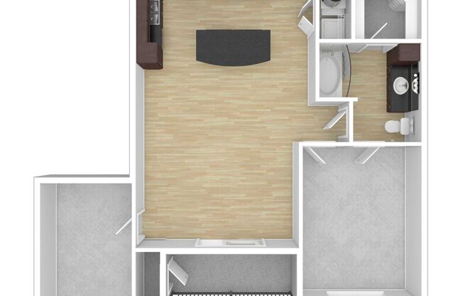 2 beds, 1 bath, 988 sqft, $2,250