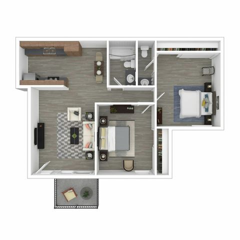 2 beds, 1.5 baths, 850 sqft, $2,500