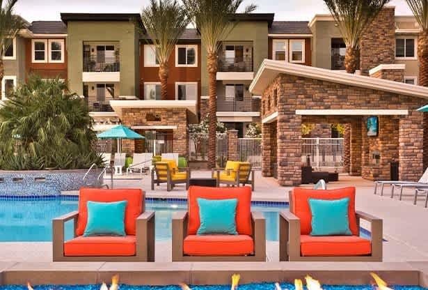 Avion on Legacy apartments in Grayhawk, AZ - Resort style pool and spa with cabanas