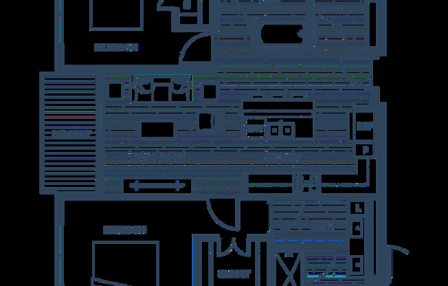 2 beds, 2 baths, 1,060 sqft, $2,050, Unit 2202