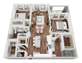 2 beds, 2 baths, 1,176 sqft, $3,202