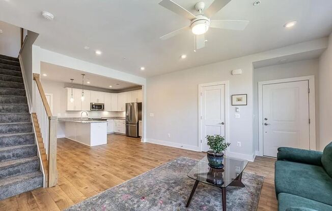 Light filled 3 BR, 2.5 Ba end unit in Brookhill Commons