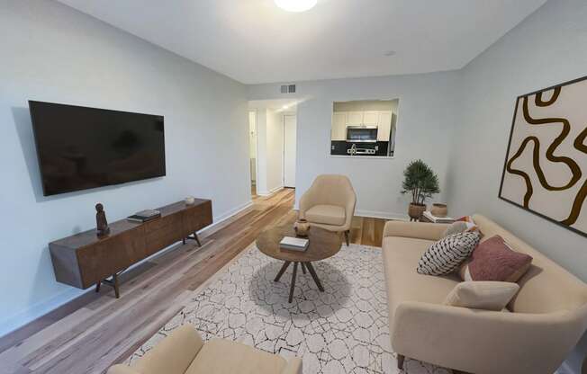 Living Room at The Courts Midtown, Tennessee