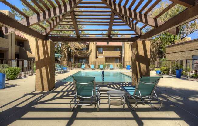 pool Ramada at Avenue 8 Apartments in Mesa AZ Nov 2020