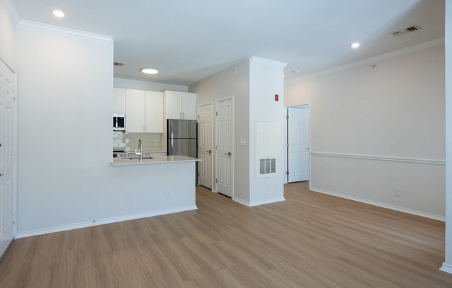Living Area with Hard Surface Flooring