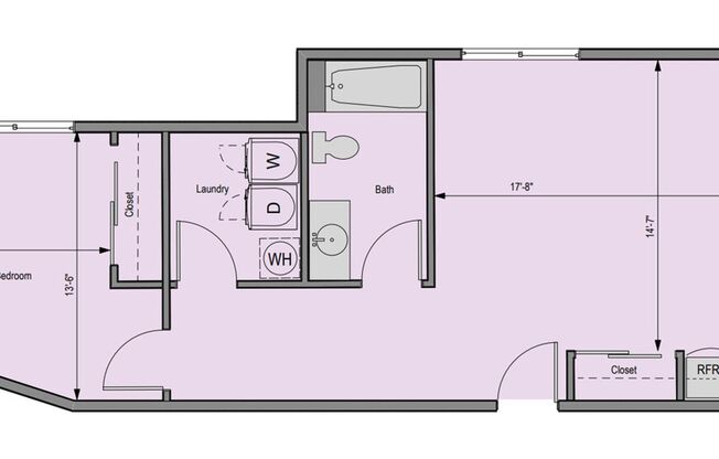 1 bed, 1 bath, 720 sqft, $1,985, Unit 423