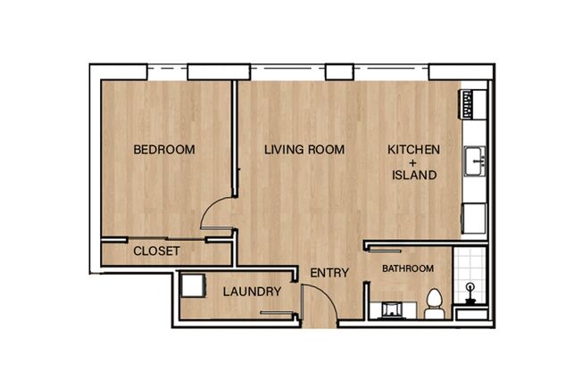 1 bed, 1 bath, 730 sqft, $1,875, Unit 2219-231