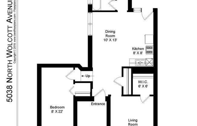 1 bed, 1 bath, 1,094 sqft, $1,595, Unit 5038-G