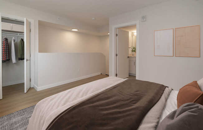 Bedroom with Hard Surface Flooring