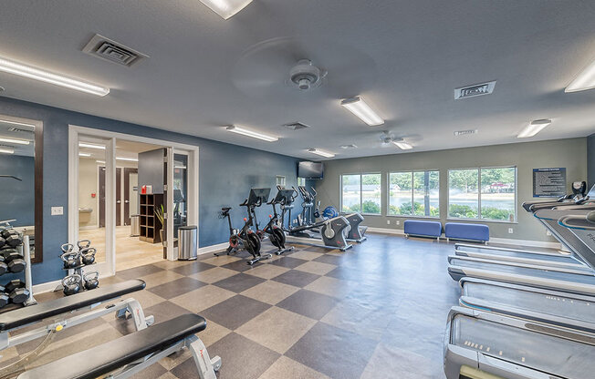 24-Hour Multi-Level Cardio And Weightlifting Center at Waterchase Apartments, Wyoming, 49519