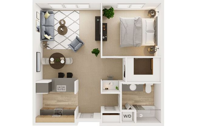 1 bed, 1 bath, 730 sqft, $1,795, Unit B207