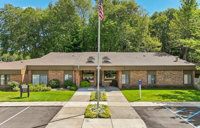 Green Space at Eastwood Village Apartments in Clinton Township