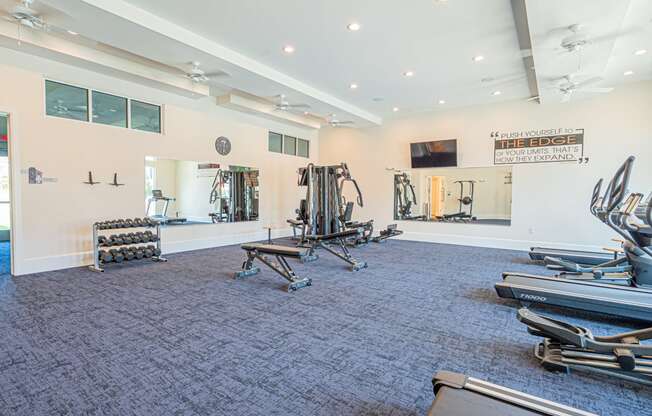 the gym at the preserve at ballantyne commons