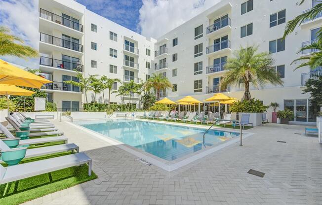 Pool And Sundecks at Altis Little Havana, Miami, FL, 33135