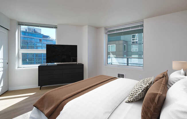Bedroom with Hard Surface Flooring
