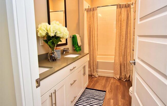 Luxurious Pointe at Lake CrabTree Bathrooms in Morrisville, NC Apartment Homes