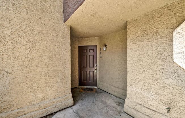 SW!! 2 Bedroom Condo!! 1st Floor!! Newly renovated!! New Paint!! New Vinyl Plank!! Gated!! Community Pool and Spa!! Clubhouse with exercise room