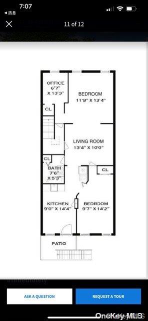 2 beds, 1 bath, $2,800