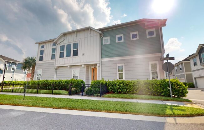 Indulge in the allure of this stunning 3-bedroom, 2.5-bathroom townhome nestled in Tidal Pointe