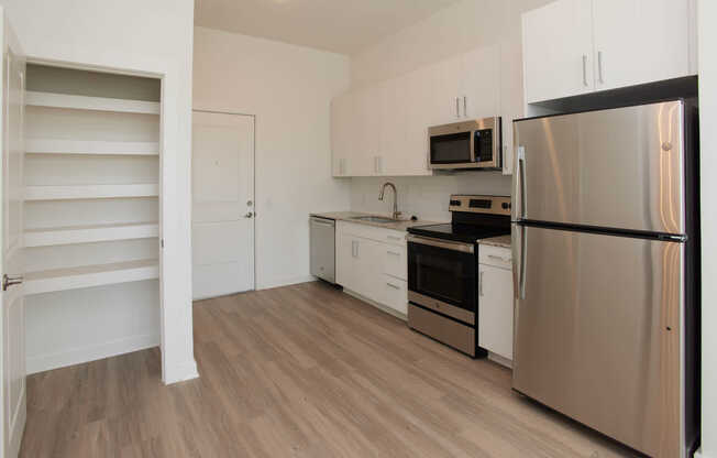 Kitchen with Stainless Steel Appliances