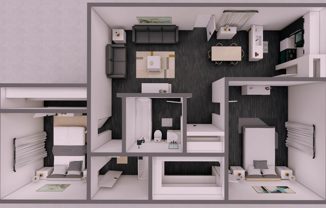 2 beds, 2 baths, 936 sqft, $1,475