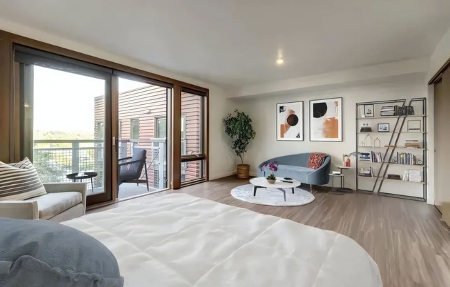 Ballard Lofts Apartment Amenities Private Balconies With a View