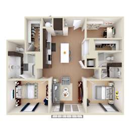 2 beds, 2 baths, 1,173 sqft, $3,553