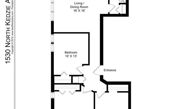 3 beds, 1 bath, 1,095 sqft, $1,995, Unit 1530-1A