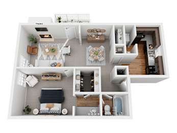 1 bed, 1 bath, 800 sqft, $1,220