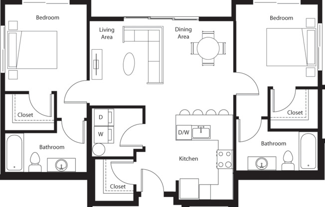 2 beds, 2 baths, 949 sqft, $2,955, Unit 226