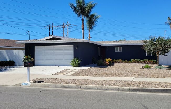 Beautifully complete remodeled single-story home for rent!