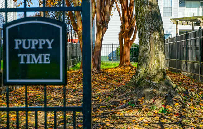 Dog Park at the Hampton Center Apartments in Hampton VA