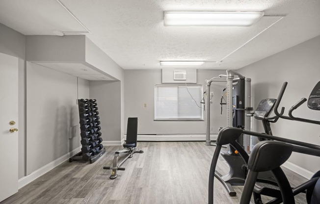 the preserve at ballantyne commons fitness room with exercise equipment