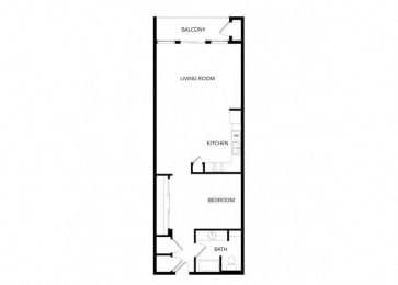 1 bed, 1 bath, 908 sqft, $1,670