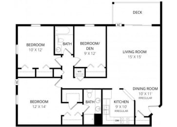 3 beds, 2 baths, 1,231 sqft, $2,325