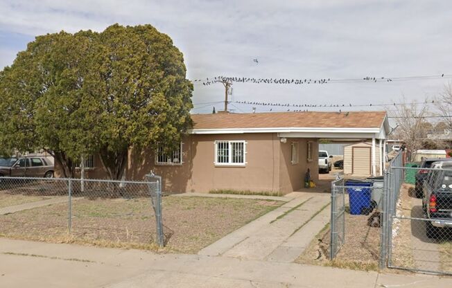 3 Bed 1 Bath Home