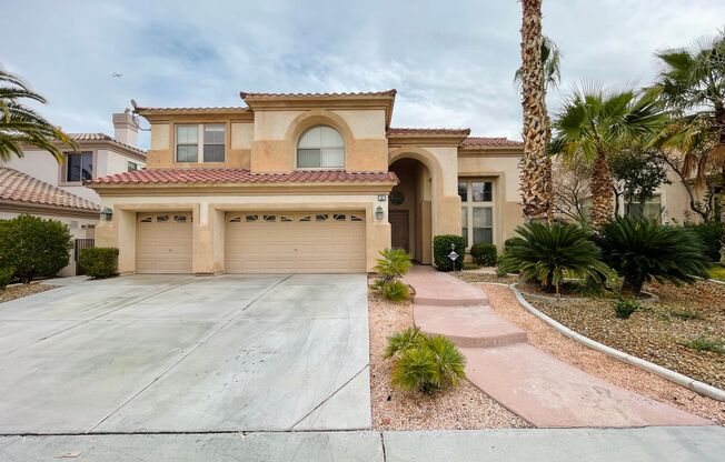 5 BDR HOUSE IN RHODES RANCH W/ GOLF COURSE VIEW!!