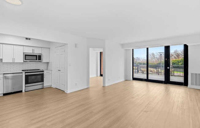 Living Room with Hard Surface Flooring