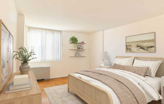 Bedroom with Hard Surface Flooring