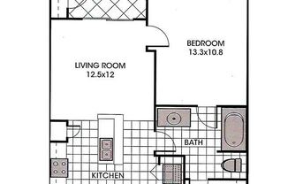 1 bed, 1 bath, 611 sqft, $1,029, Unit 07207