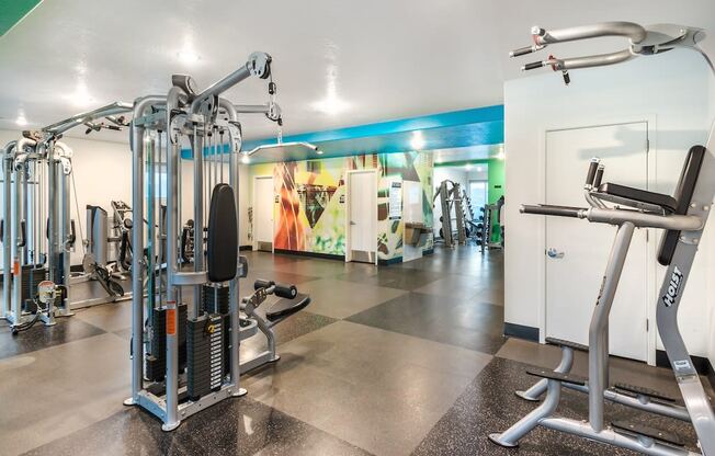 Fully Equipped Fitness Center at Arcadia Apartments